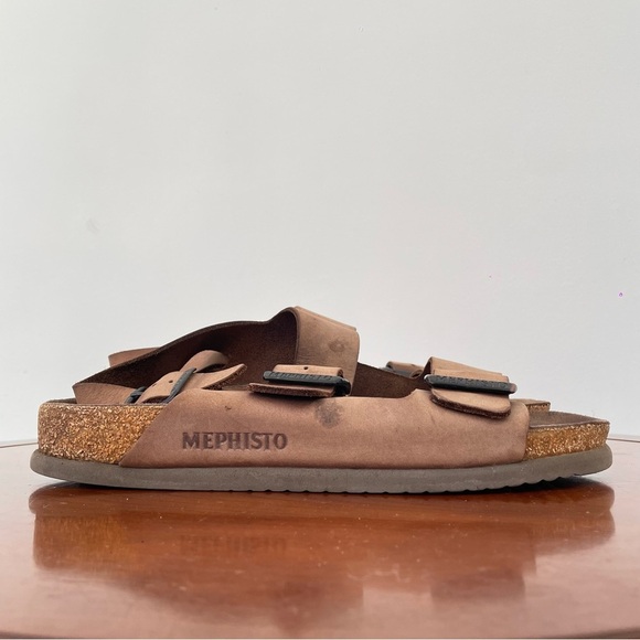 Mephisto Men’s Nardo Dark Brown Leather Strap Sandals | EU 41 - Picture 3 of 7